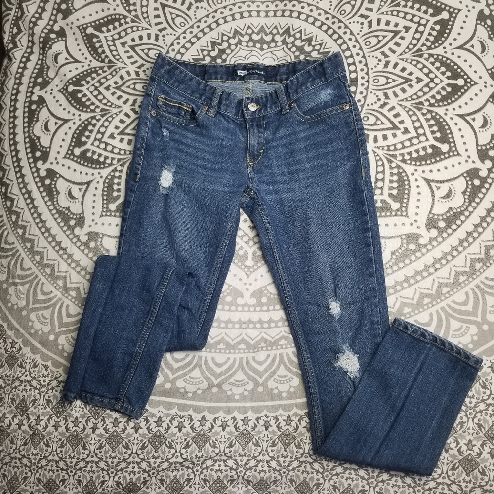 Levis Levi Boyfriend Jean 12 Reg Girls Gru